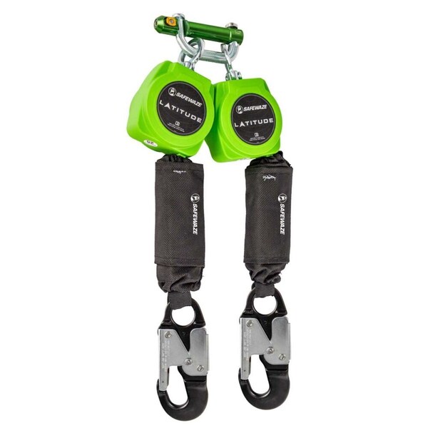Safewaze Self Retracting Lifeline, 6 ft. Length, Snap Hook, 2 Leg(s) 019-5053 - main